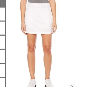 PGA Tour Comfort Stretch Golf Skort Size 10 Bright White UPF 50 Athletic